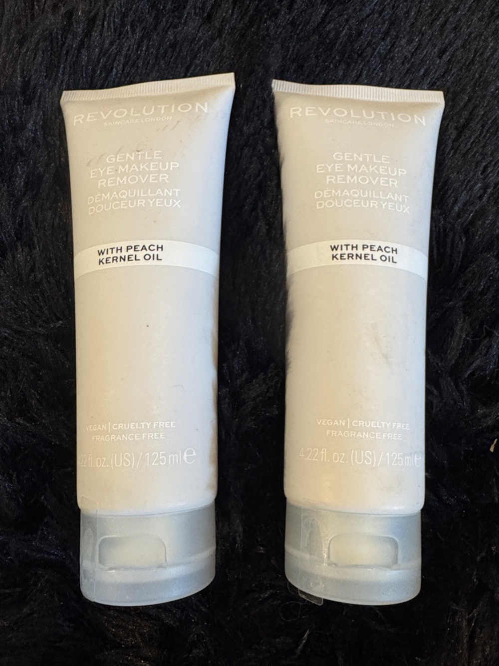 Revolution Gentle Eye Makeup Remover — White Beige Tubes set